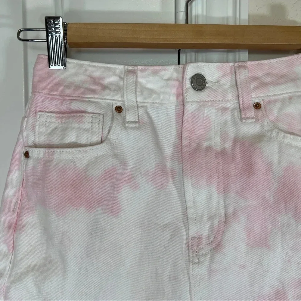 Pacsun pink tie dye skirt, sz 23 - Picture 4 of 8